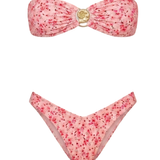Wildflower Bandeau Bikini Set