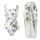 Palm Whisper Monokini+ Cover-Up