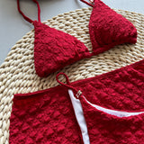 Cherry Bombshell Bikini - 3 piece set