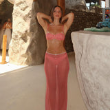 Amalfi Gingham 3-Piece Bikini Set