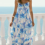 Sea Blossom Maxi Dress