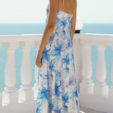 Sea Blossom Maxi Dress